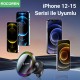 Rocoren 15W Kablosuz Şarj Destekli Magsafe Uyumlu RGB Işıklı Araç içi Telefon Tutucu