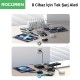 Rocoren 200W GaN 8 Portlu Şarj Cihazı 6*Type-C 2*USB-A Macbook iPhone Samsung Uyumlu Şarj İstasyonu