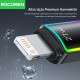 Rocoren 27W Type-C to Lightning RGB Aydınlatmalı Örgülü Şarj ve Data Kablosu 2 Metre