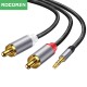 Rocoren 3.5mm AUX Jack to RCA Hi-Fi Ses Kablosu 3 Metre