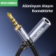 Rocoren 3.5mm Hi-Fi TRRS Jack Aux Ses Uzatma Kablosu 1 Metre