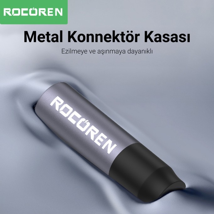 Rocoren 3.5mm Hi-Fi TRS AUX Ses Kablosu 3 Metre