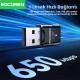 Rocoren 650 Mbps 2.4 & 5GHz Dual Band USB WiFi Adaptör