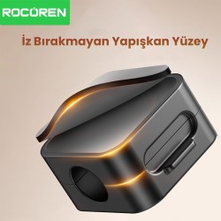 Rocoren Manyetik Kablo Düzenleyici ve Tutucu Klips Seti Siyah Rocoren Manyetik Kablo Düzenleyici ve Tutucu Klips Seti Siyah