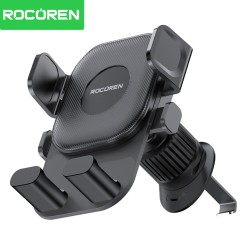 Rocoren Metal Kancalı Havalandırma Destekli Araç içi Telefon Tutucu Rocoren Metal Kancalı Havalandırma Destekli Araç içi Telefon Tutucu