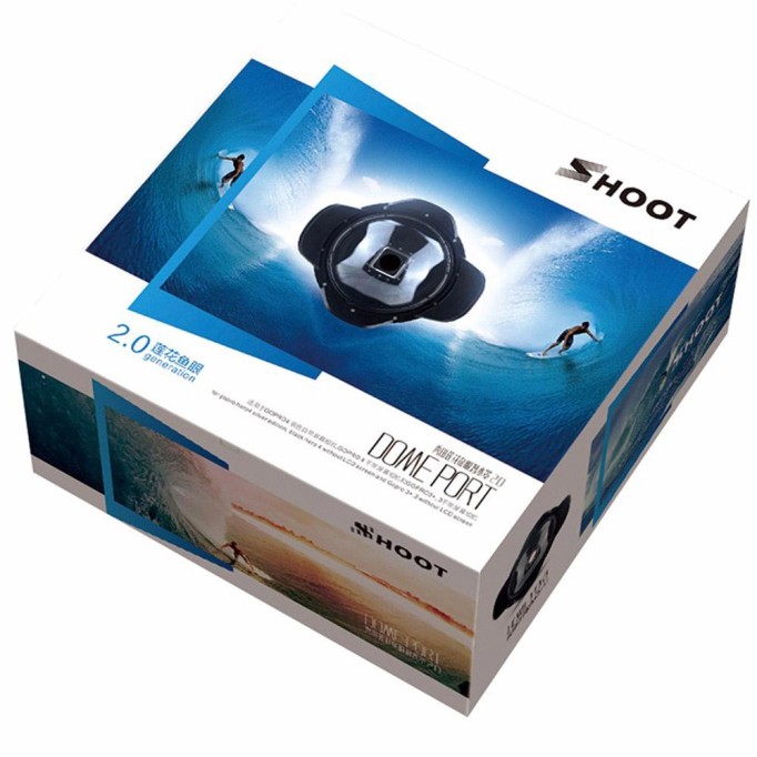 SHOOT GoPro Hero 3 - 4 İçin Parasoleyli Su Altı Dome Port