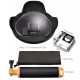SHOOT GoPro Hero 3 - 4 İçin Parasoleyli Su Altı Dome Port