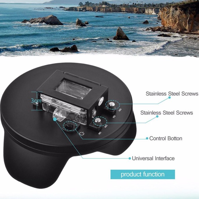 SHOOT GoPro Hero 3 - 4 İçin Parasoleyli Su Altı Dome Port
