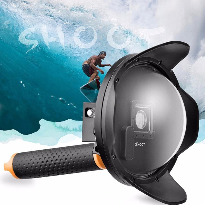 SHOOT GoPro Hero 3 - 4 İçin Parasoleyli Su Altı Dome Port