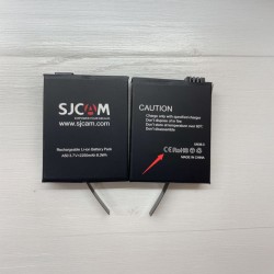 SJCAM A50 Batarya 2250mAh Şarj Edilebilir Lityum Pil Uyumlu Yedek Batarya SJCAM A50 Batarya 2250mAh Şarj Edilebilir Lityum Pil Uyumlu Yedek Batarya