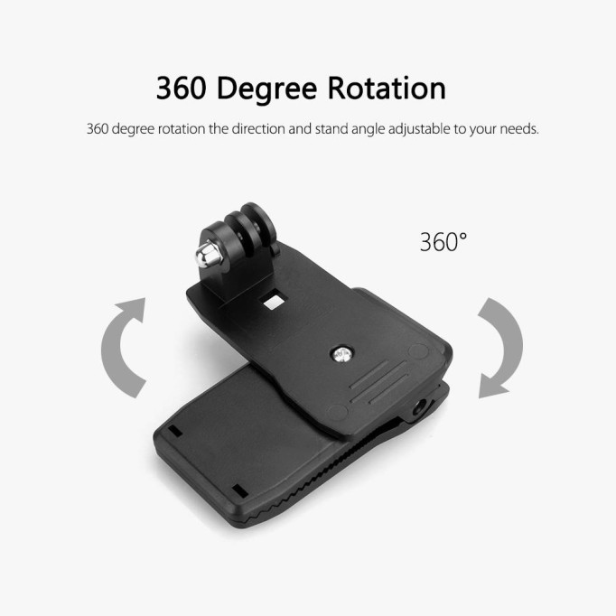SJCAM Aksiyon Kamera Uyumlu 360 Derece Dönebilen J Hook Klips Kelepçe
