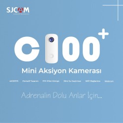 SJCAM C100+ 4K Mini Aksiyon Kamerası Pembe SJCAM C100+ 4K Mini Aksiyon Kamerası Pembe