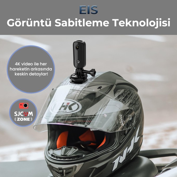 SJCAM C100+ 4K Mini Aksiyon Kamerası Pembe
