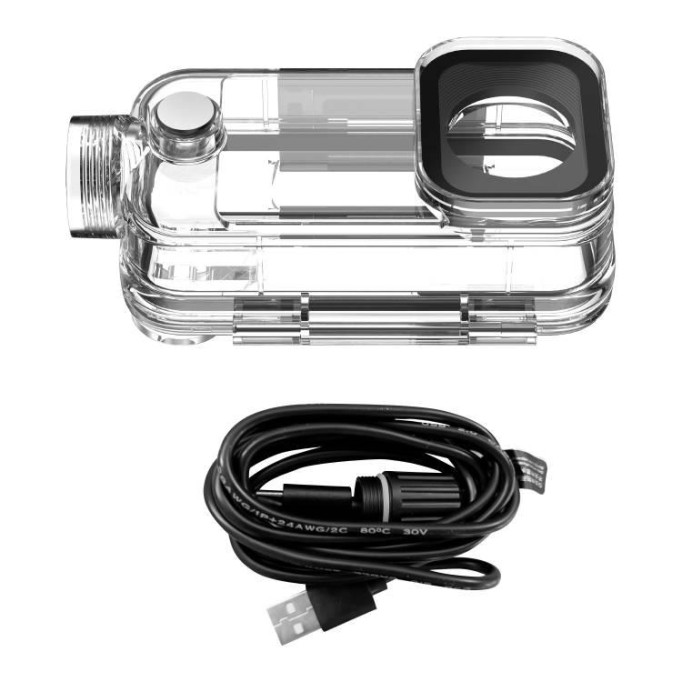 SJCAM C300 Motosiklet Şarjı ve Su Geçirmez Housing Kılıf