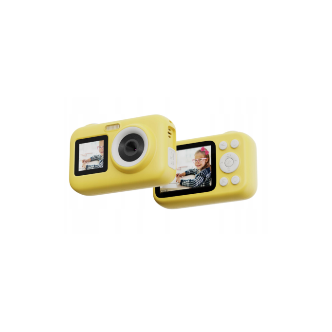 SJCAM Funcam+ Dual Screen 44MP Çocuk Kamerası Sarı