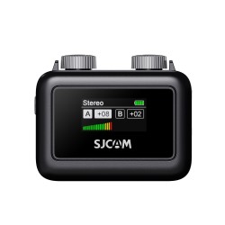 SJCAM M1 Profesyonel Kablosuz Yaka Mikrofonu (1TX  + 1 RX) 100dB Tek Vericili Gürültü Engelleyici (SNR) LCD Ekran SJCAM M1 Profesyonel Kablosuz Yaka Mikrofonu (1TX  + 1 RX) 100dB Tek Vericili Gürültü Engelleyici (SNR) LCD Ekran