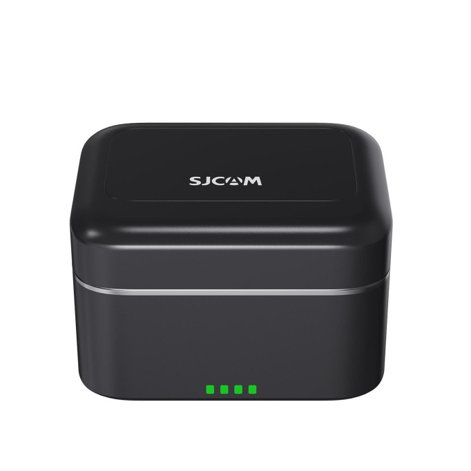 SJCAM M1 Profesyonel Kablosuz Yaka Mikrofonu (2TX  + 1 RX) 100dB Çift Vericili Gürültü Engelleyici (SNR) LCD Ekran