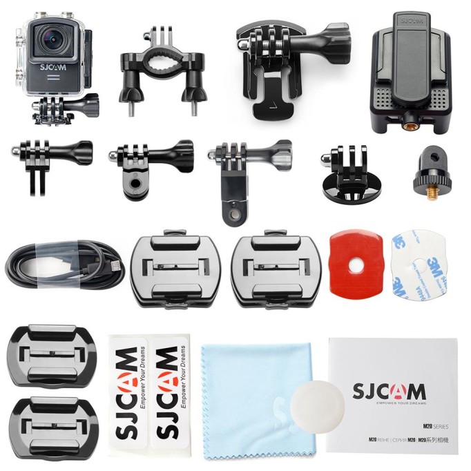 SJCAM M20 4K Aksiyon Kamerası Siyah