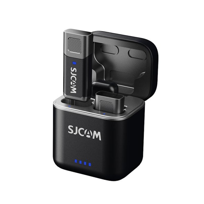 SJCAM M3 Kablosuz Yaka Mikrofonu (2TX  + 1 RX) Type-C 120dB Gürültü Engelleyici (SNR) 135 Metre Menzil