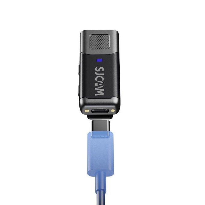 SJCAM M3 Kablosuz Yaka Mikrofonu (2TX  + 1 RX) Type-C 120dB Gürültü Engelleyici (SNR) 135 Metre Menzil