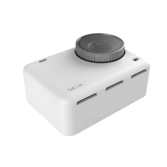 SJCAM SJ10 Aksiyon Kamera Serisi için Koruyucu Silikon Kılıf Beyaz