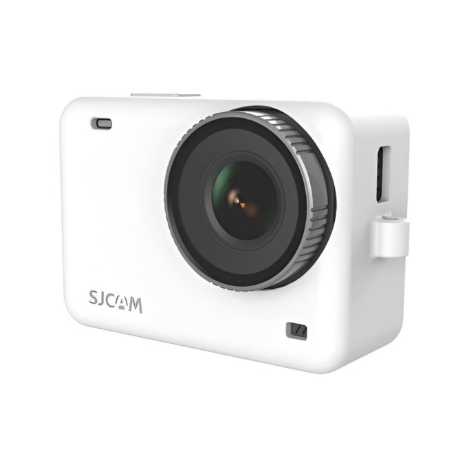 SJCAM SJ10 Aksiyon Kamera Serisi için Koruyucu Silikon Kılıf Beyaz