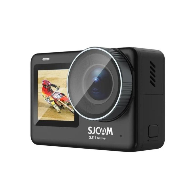 SJCAM SJ11 Active Dual Screen 4K UHD Aksiyon Kamerası Siyah