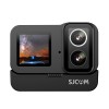 SJCAM SJ20 Dual Lens  4K 30fps 20MP 6 Eksenli Gyro Gece Görüş Aksiyon Kamerası Siyah
