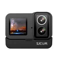 SJCAM SJ20 Dual Lens  4K 30fps 20MP 6 Eksenli Gyro Gece Görüş Aksiyon Kamerası Siyah