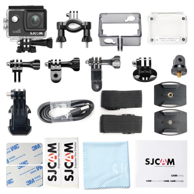 SJCAM SJ4000 WiFi 4K Aksiyon Kamerası Siyah