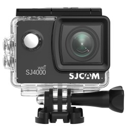 Siyah SJCAM SJ4000 WiFi 4K Aksiyon Kamerası Siyah