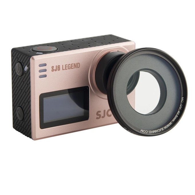 SJCAM SJ6 Aksiyon Kamerası için Koruma Kapaklı Çizilmez MC UV 40.5mm Lens