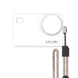Beyaz SJCAM SJ8 Aksiyon Kamera Serisi için Koruyucu Silikon Kılıf Beyaz