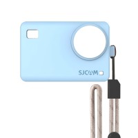 SJCAM SJ8 Aksiyon Kamera Serisi için Koruyucu Silikon Kılıf Mavi