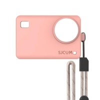 SJCAM SJ8 Aksiyon Kamera Serisi için Koruyucu Silikon Kılıf Pembe