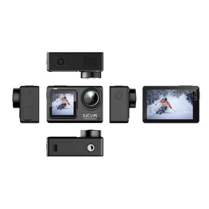 SJCAM SJ8 Dual Screen Wi-Fi 4K Aksiyon Kamerası Siyah