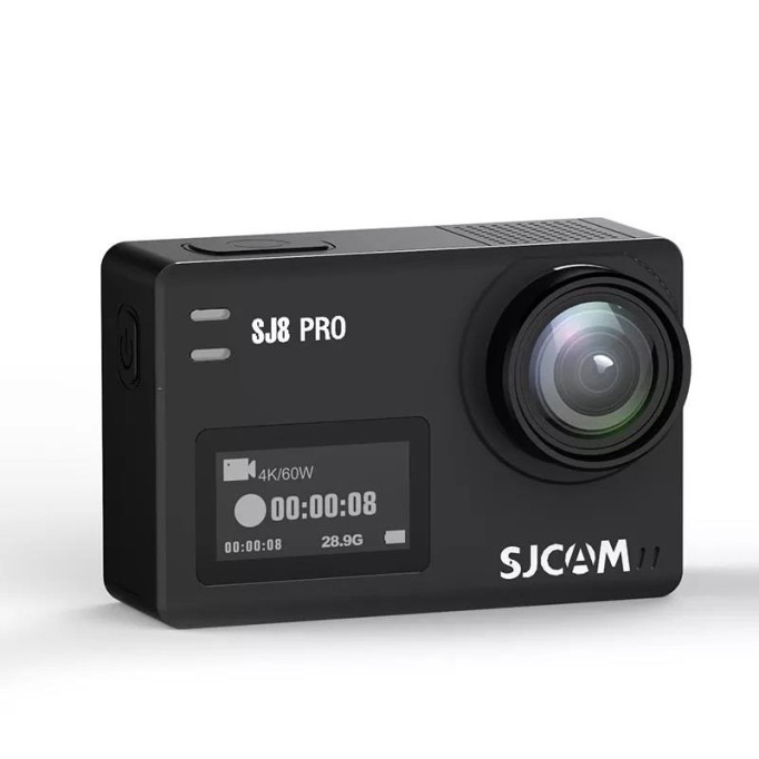 SJCAM SJ8 Pro Wi-Fi 4K Aksiyon Kamerası Siyah