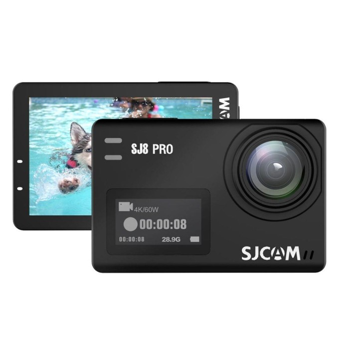 SJCAM SJ8 Pro Wi-Fi 4K Aksiyon Kamerası Siyah