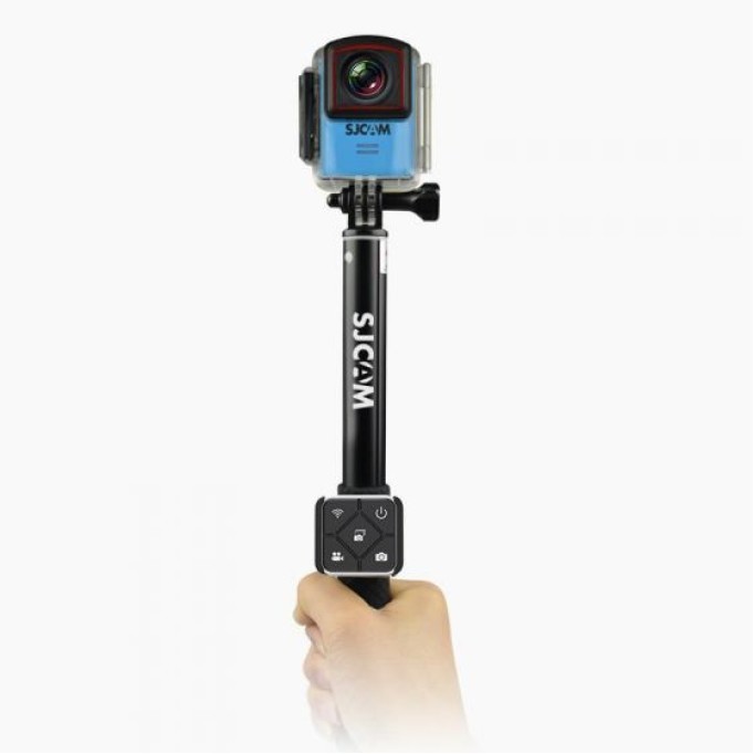 SJCAM Uzaktan Kumandalı Monopod Gümüş