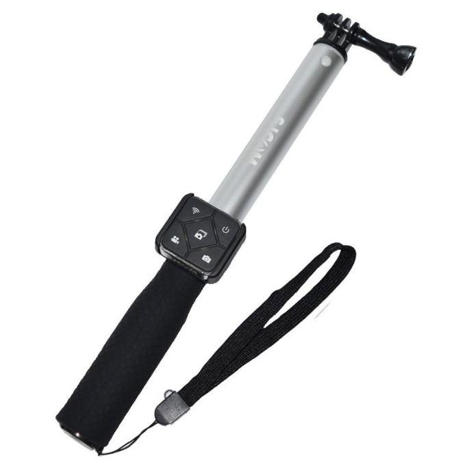 SJCAM Uzaktan Kumandalı Monopod Gümüş
