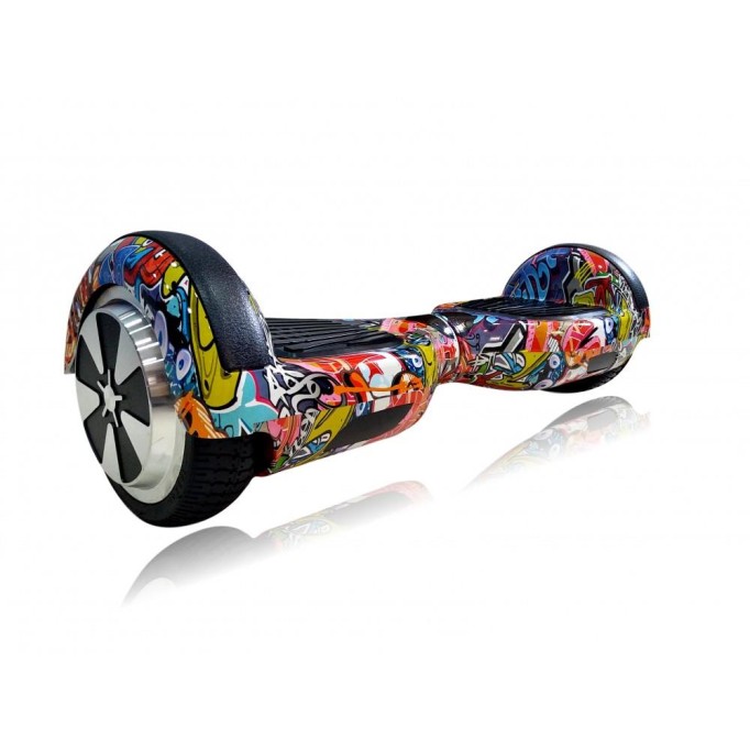 Smart Balance N3S Elektrikli Kaykay Hoverboard Scooter Self Balancing 6.5 Inch Grafity Desenli 12