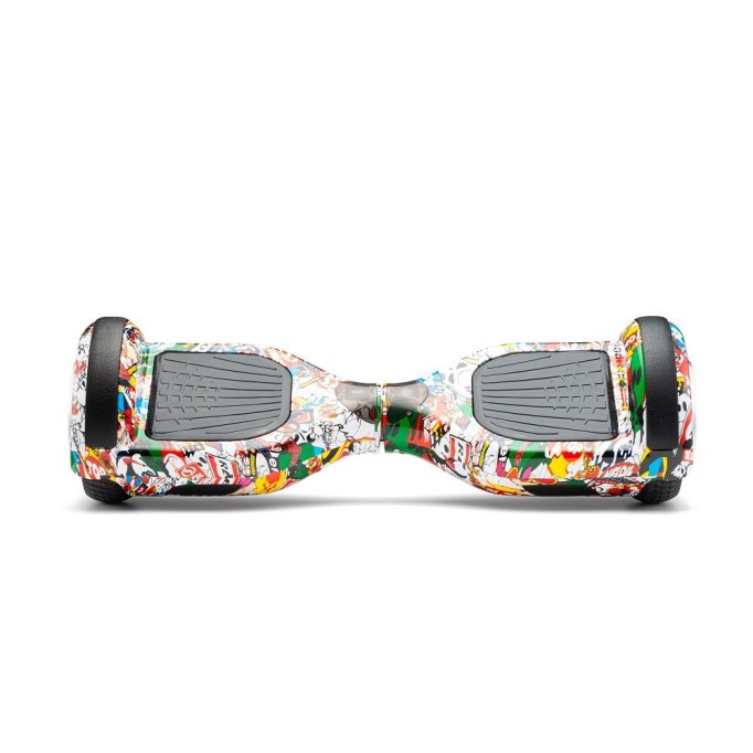 Smart Balance N3S Elektrikli Kaykay Hoverboard Scooter Self Balancing 6.5 Inch Grafity Desenli 19