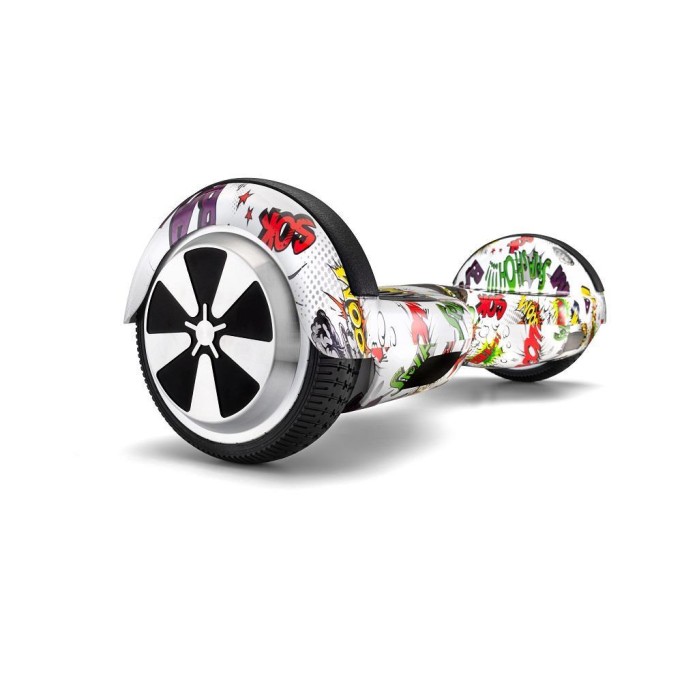 Smart Balance N3S Elektrikli Kaykay Hoverboard Scooter Self Balancing 6.5 Inch Grafity Desenli 21