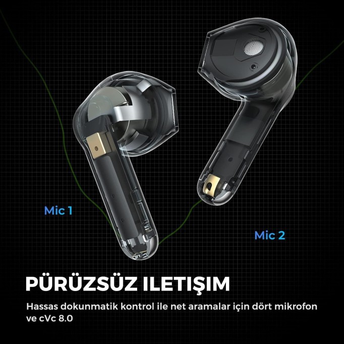 Soundpeats Air3 Bluetooth 5.2 TWS Kablosuz Kulak içi Kulaklık Beyaz