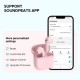 Soundpeats Air3 Bluetooth 5.2 TWS Kablosuz Kulak içi Kulaklık Pembe