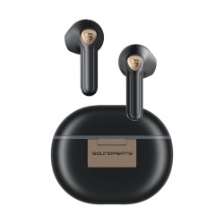 Siyah Soundpeats Air3 Deluxe HS Bluetooth 5.2 Hi-Res Kablosuz Kulak içi Kulaklık Siyah