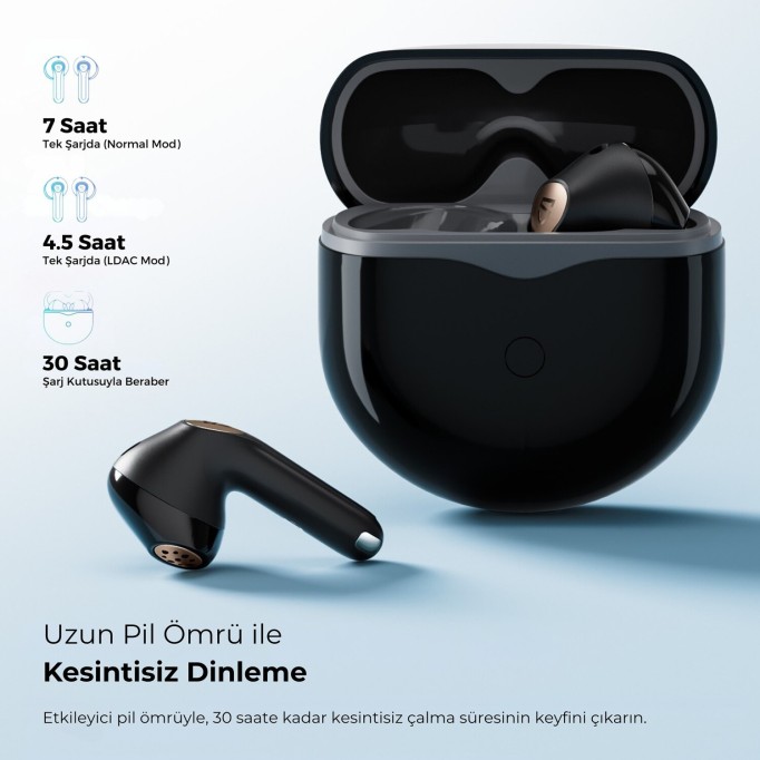 SoundPeats Air4 Lite Hi-Res LDAC TWS Kablosuz Bluetooth Kulaklık Siyah