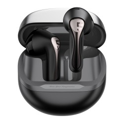 Siyah SoundPeats Air5 Hi-Res ANC aptX Kablosuz Bluetooth 5.4 Kulaklık Siyah