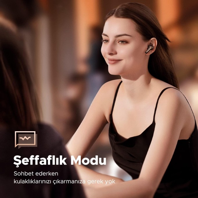 SoundPeats Capsule3 Pro Hi-Res LDAC Bluetooth 5.3 ANC Kablosuz Kulaklık Siyah