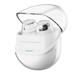 Beyaz SoundPeats Clear Dot ENC TWS Kablosuz Bluetooth Kulaklık Beyaz